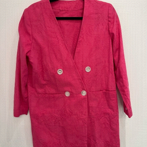 Handmade vintage hot pink dress